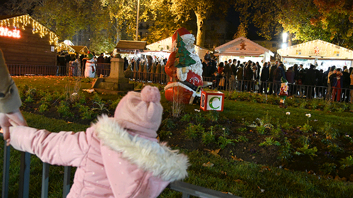 Marché de Noël, lyon Place Carnot, 2024