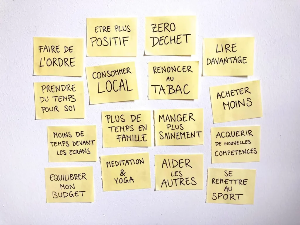 résolutions écoresponsable